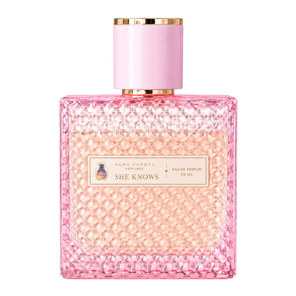 She Knows 50ml perfume bottle